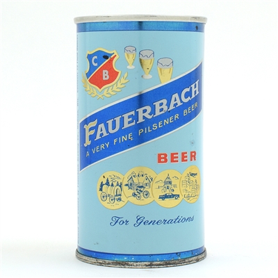 Fauerbach Beer Zip Top SCARCE NICE 64-14