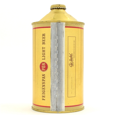 Feigenspan Beer Quart Cone Top RARE THIS CLEAN ACTUAL 209-11