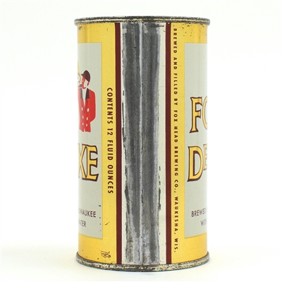 Fox De Luxe Beer Flat Top FOX HEAD WAUKESHA 65-21