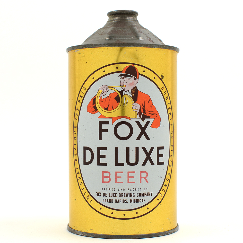 Lot Detail - Fox De Luxe Beer Quart Cone Top 209-16