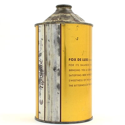 Fox De Luxe Beer Quart Cone Top 209-16