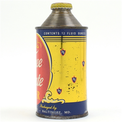 Free State Beer Cone Top SCARCE AND CLEAN 164-4