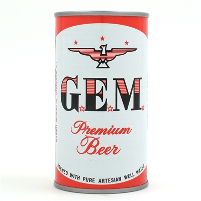 GEM Beer ROLLED AS A FLAT TOP SCARCE 68-13