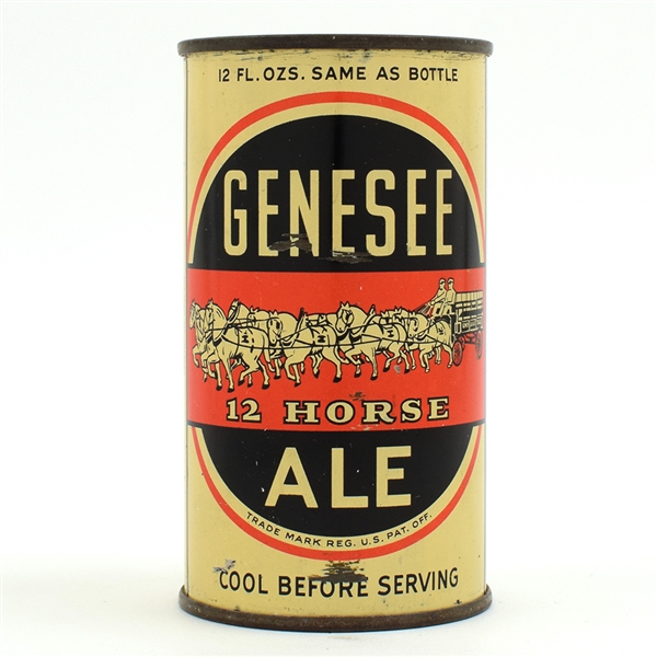 Genesee 12 Horse Ale Instructional Flat Top YOWZA 68-15 USBCOI 319