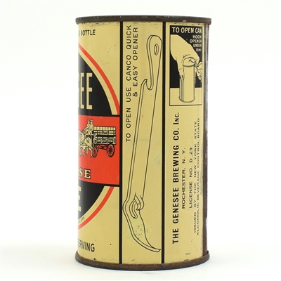 Genesee 12 Horse Ale Instructional Flat Top YOWZA 68-15 USBCOI 319