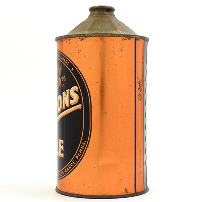 Gibbons Ale Quart Cone Top 210-2