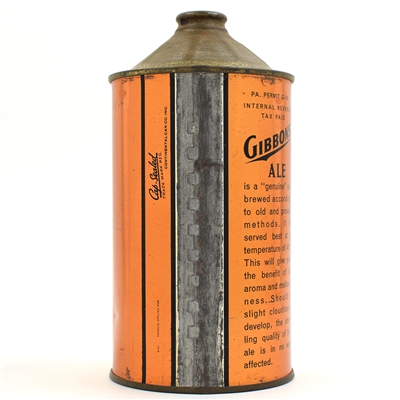 Gibbons Ale Quart Cone Top 210-2