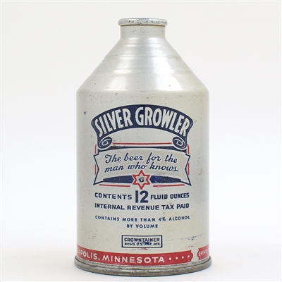 Glueks Beer Crowntainer MORE THAN 4 PERCENT 194-17