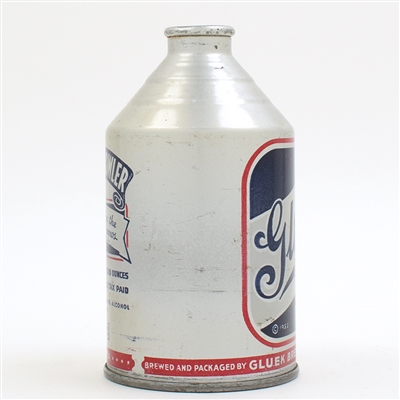 Glueks Beer Crowntainer MORE THAN 4 PERCENT 194-17