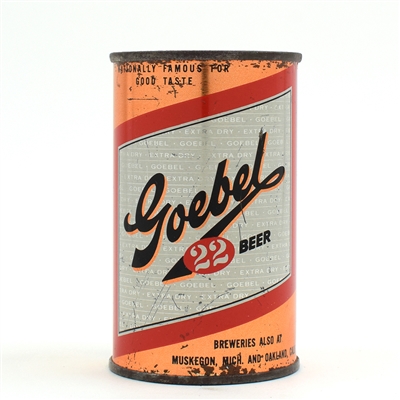 Goebel Beer 11 Ounce Flat Top 71-1