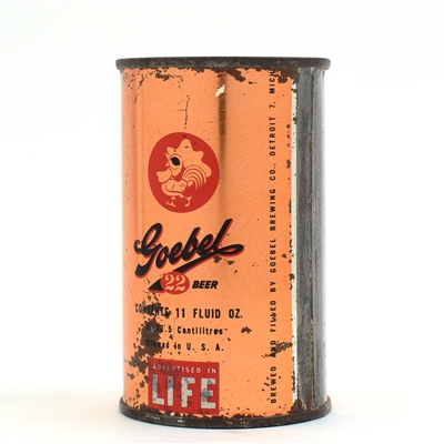 Goebel Beer 11 Ounce Flat Top 71-1