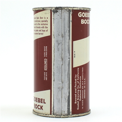 Goebel Bock Flat Top OAKLAND SUPERB 70-28