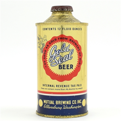 Gold Seal Beer Cone Top 166-4