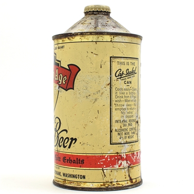 Golden Age Beer Quart Cone Top 210-15