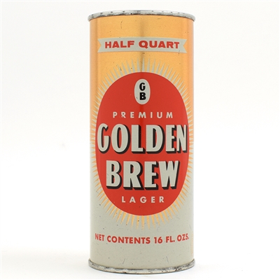 Golden Brew Beer 16 Ounce Flat Top 229-30