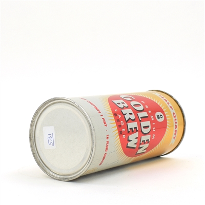 Golden Brew Beer 16 Ounce Flat Top METALLIC 229-32