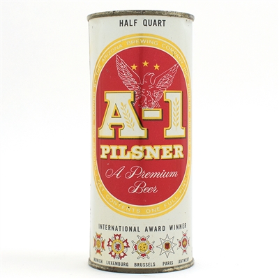 A-1 Beer 16 Ounce Flat Top ONE FULL PINT TOUGH 224-10