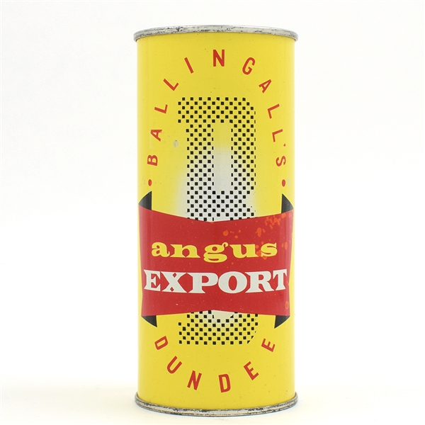 Angus Export Ale Scottish Pint Flat Top ULTRA RARE
