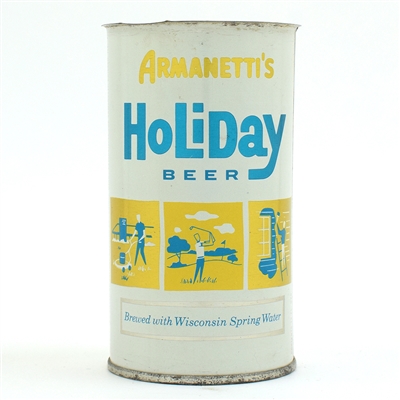 Armanettis Holiday Beer Flat Top NEVER LIDDED 82-37