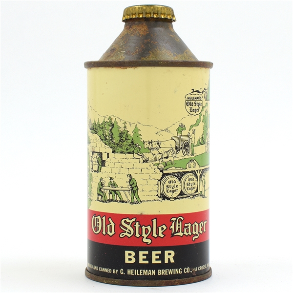 Old Style Beer Cone Top 177-17