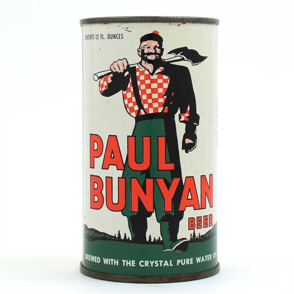 Paul Bunyan Beer Flat Top PAUL BUNYAN DIV BLACK COUNTRY UNLISTED