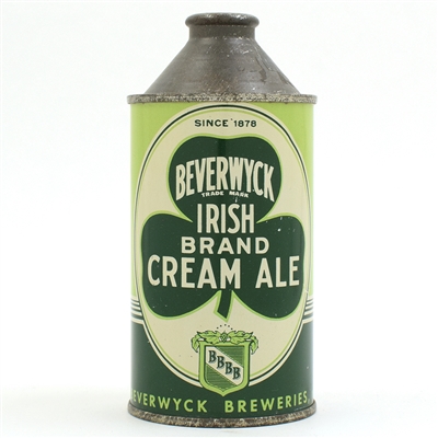 Beverwyck Irish Ale Cone Top 1878 DATE 152-6