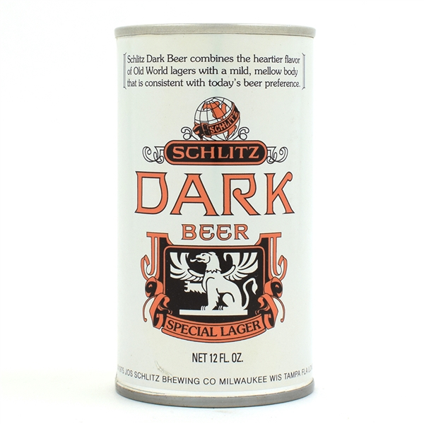Schlitz Dark Beer Foil Label Test Pull Tab UNLISTED