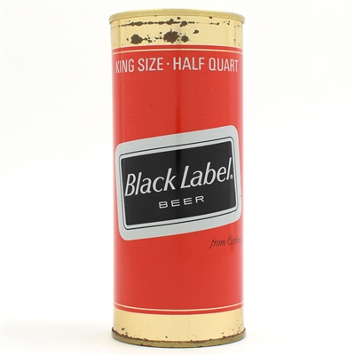 Black Label Beer 16 Ounce Pull Tab NATICK TOUGH UNLISTED