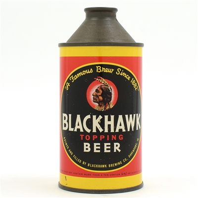 Blackhawk Beer Cone Top DNCMT 4 PERCENT 152-26