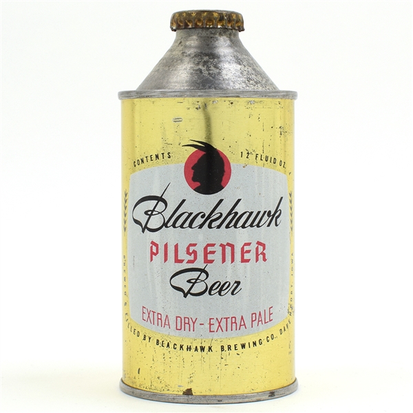 Blackhawk Beer Cone Top LONG FEATHERS 152-29