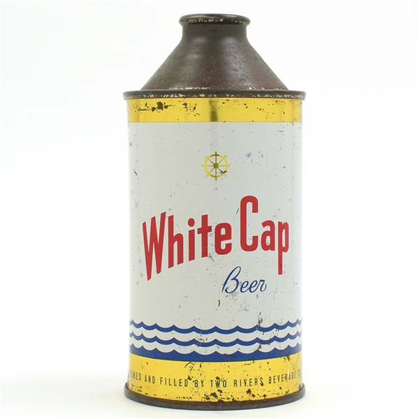 White Cap Beer Cone Top 189-2