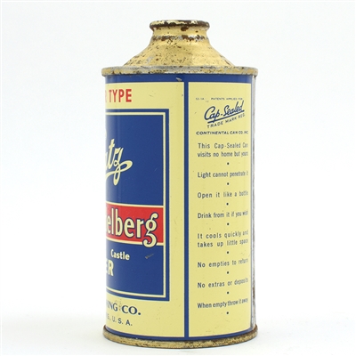 Blatz Old Heidelberg Beer Cone Top DNCMT 4 PERCENT 153-18