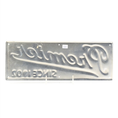 Premier Embossed Aluminum Sign