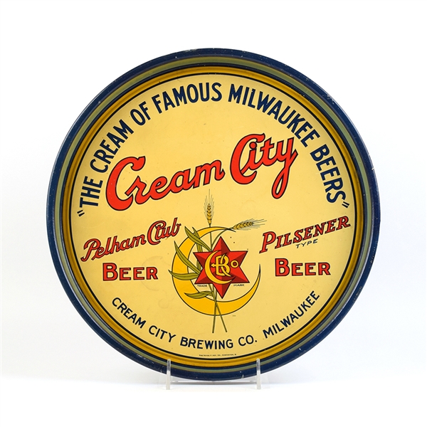 Cream City Brewing Co 1930s Serving Tray