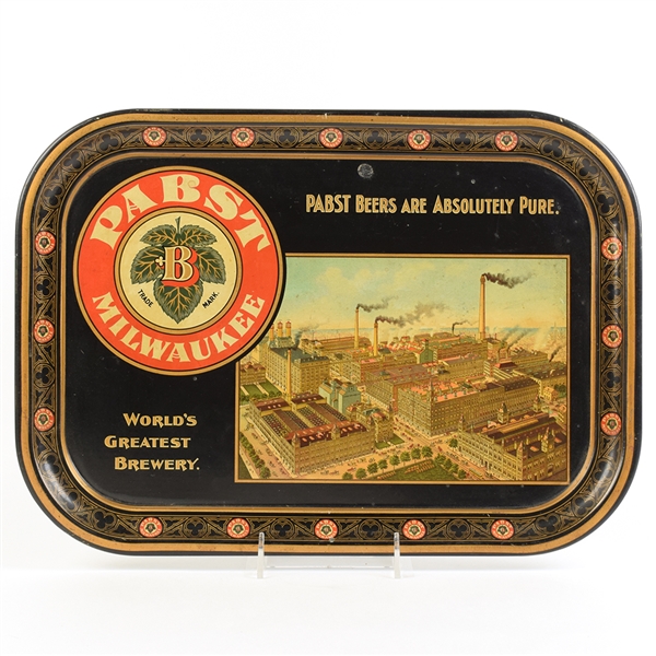 Pabst Pre-Prohibition Factory Scene Serving Tray