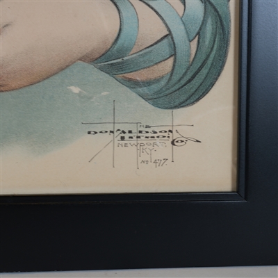 Donaldson Litho Co Bock Beer Hanger 477 Chromolithograph