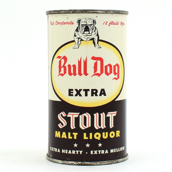 Bull Dog Stout Malt Liquor Flat Top CALIFORNIA 45-27