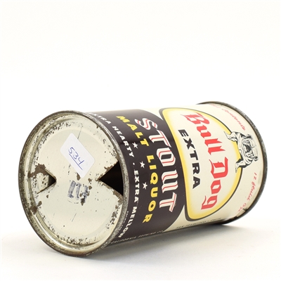 Bull Dog Stout Malt Liquor Flat Top CALIFORNIA 45-27