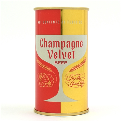 Champagne Velvet Beer 11 Ounce Flat Top 49-7