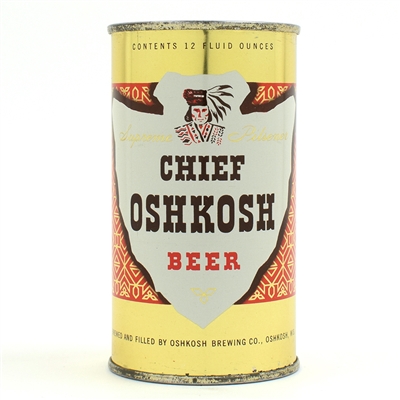 Chief Oshkosh Beer Flat Top VERY SHARP 49-24