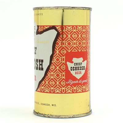 Chief Oshkosh Beer Flat Top VERY SHARP 49-24
