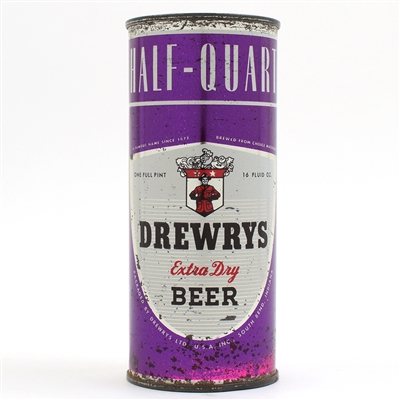 Drewrys Beer Your Character 16 Ounce Set Bank Lid Flat Top FACE 228-12