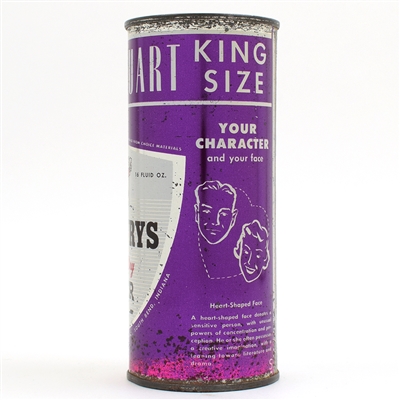 Drewrys Beer Your Character 16 Ounce Set Bank Lid Flat Top FACE 228-12
