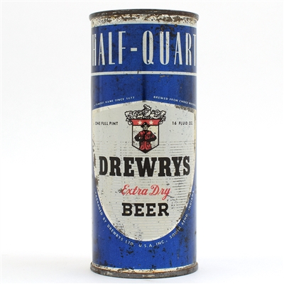 Drewrys Beer Your Character 16 Ounce Set Bank Lid Flat Top FACE 228-9