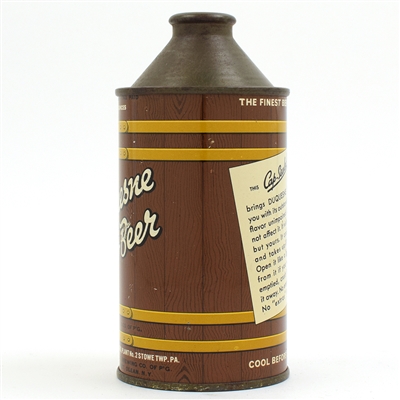 Duquesne Beer Cone Top 159-27