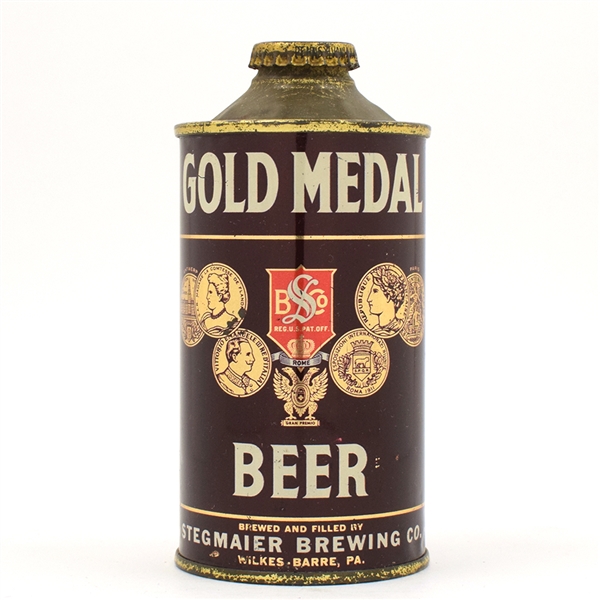 Gold Medal Beer Cone Top 165-26 EXCELLENT