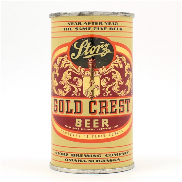 Storz Gold Crest Beer Flat Top 137-16 OUTSTANDING