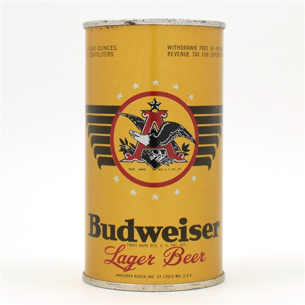 Budweiser Beer Instructional Flat Top WITHDRAWN FREE 44-1 USBCOI 154 MINTY