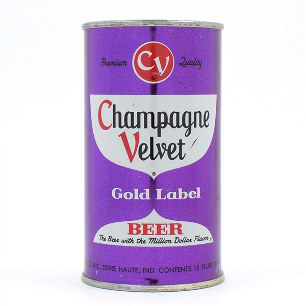 Champagne Velvet Beer Color Set Flat Top PURPLE 49-4 MINTY