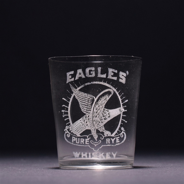 Eagles Whiskey Pre-Pro Etched Shot Glass